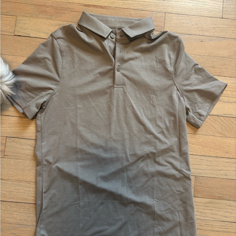 Lululemon Tan Polo Shirt